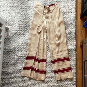 Zara palazzo waist wrap like new